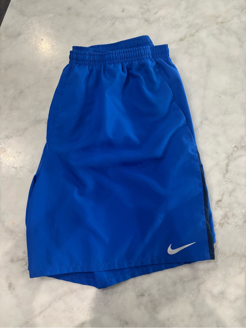 Nike Men’s XXL Blue Dri-FIT Athletic Shorts with Swoosh